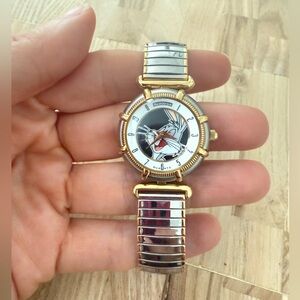 Vintage 90s Armitron Warner bros looney tunes bugs bunny watch NEW BATTERY